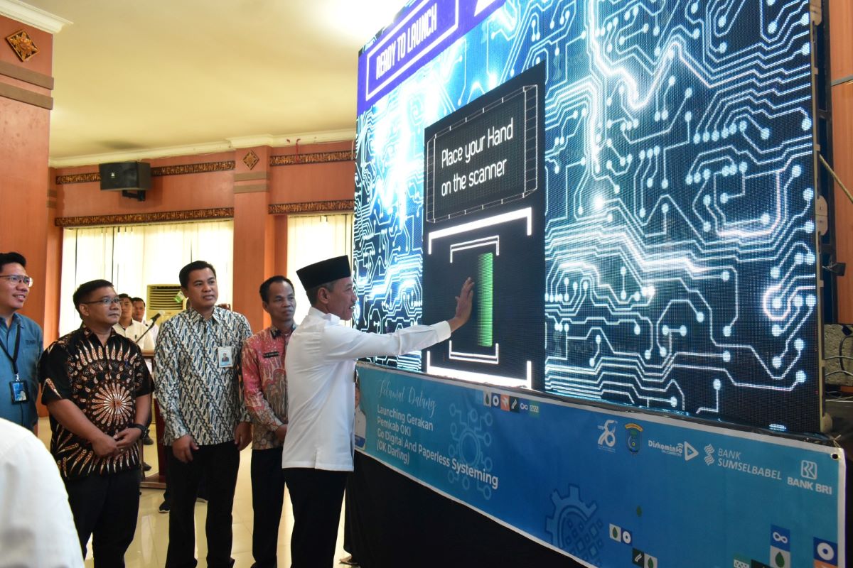 Dongkrak Kinerja ASN, Pemkab OKI Launching Layanan Digital 'OKI Darling'