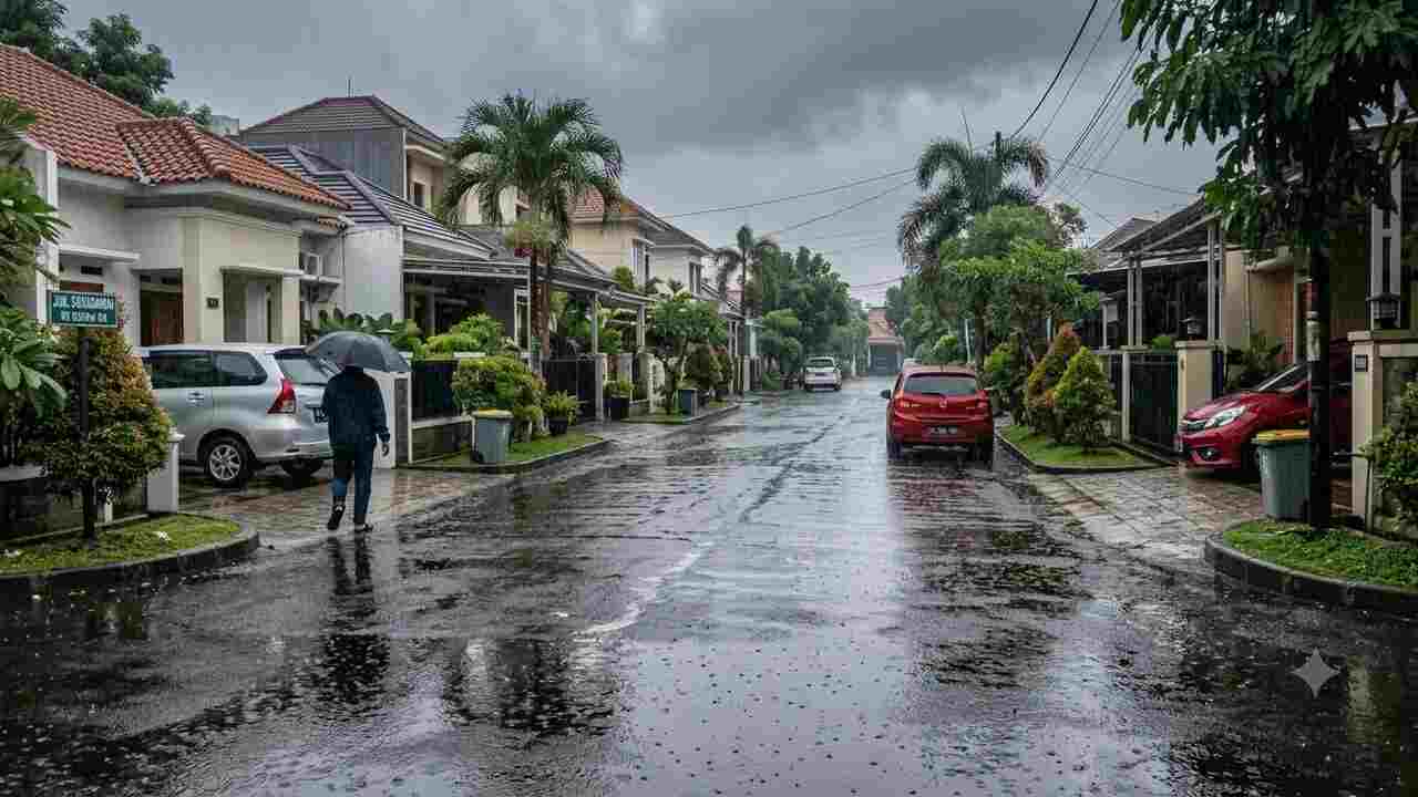 Prakiraan Cuaca Sumsel Hari Ini: Palembang hingga OKI Berpotensi Hujan Ringan