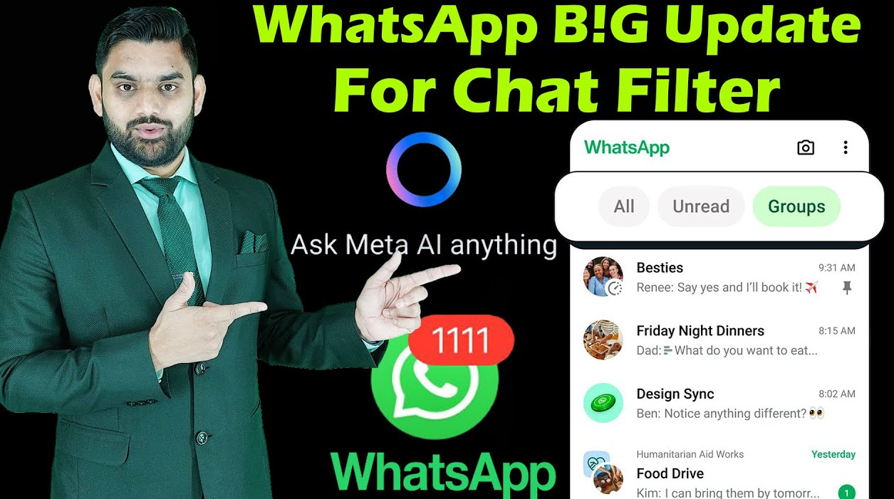 WhatsApp Luncurkan Fitur Filter Chat, Temukan Pesan Penting Lebih Cepat 