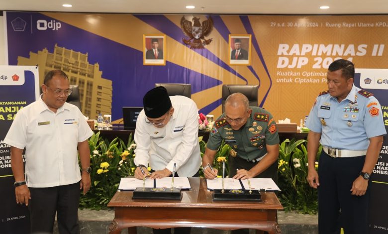 Tingkatkan Kepatuhan Wajib Pajak Lebih Intensif, Direktorat Jenderal Pajak Teken Kerja Sama dengan TNI