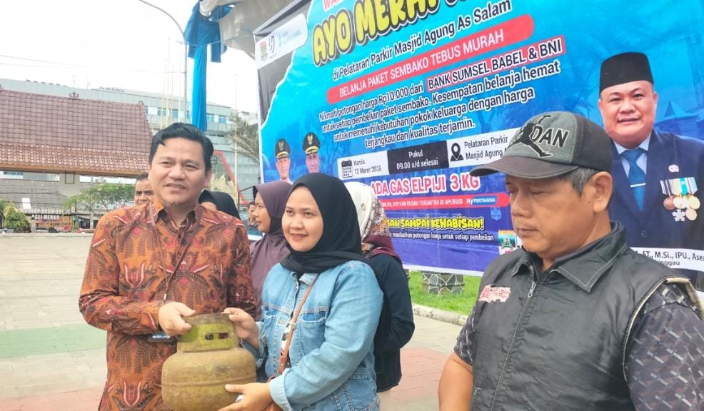 Ringankan Beban Warga, Bank Sumsel Babel Lubuklinggau Tebar 750 Kupon Diskon Sembako