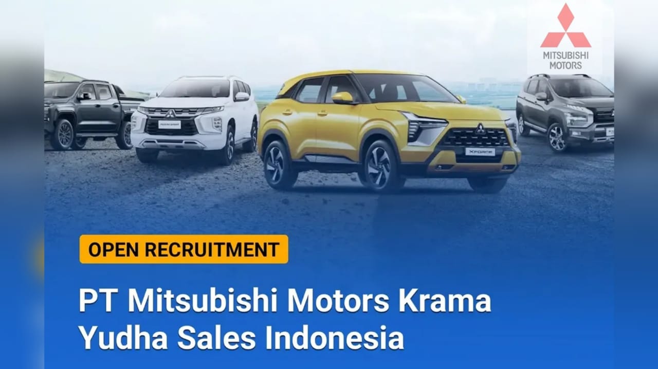 Lowongan Kerja PT Mitsubishi Motors Krama Yudha Sales Indonesia Minimal Lulusan S1, Cek Syaratnya   