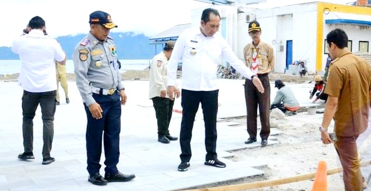 Bupati Popo Ali Tinjau Fasilitas Danau Ranau Untuk Persiapan HUT Pramuka ke-61