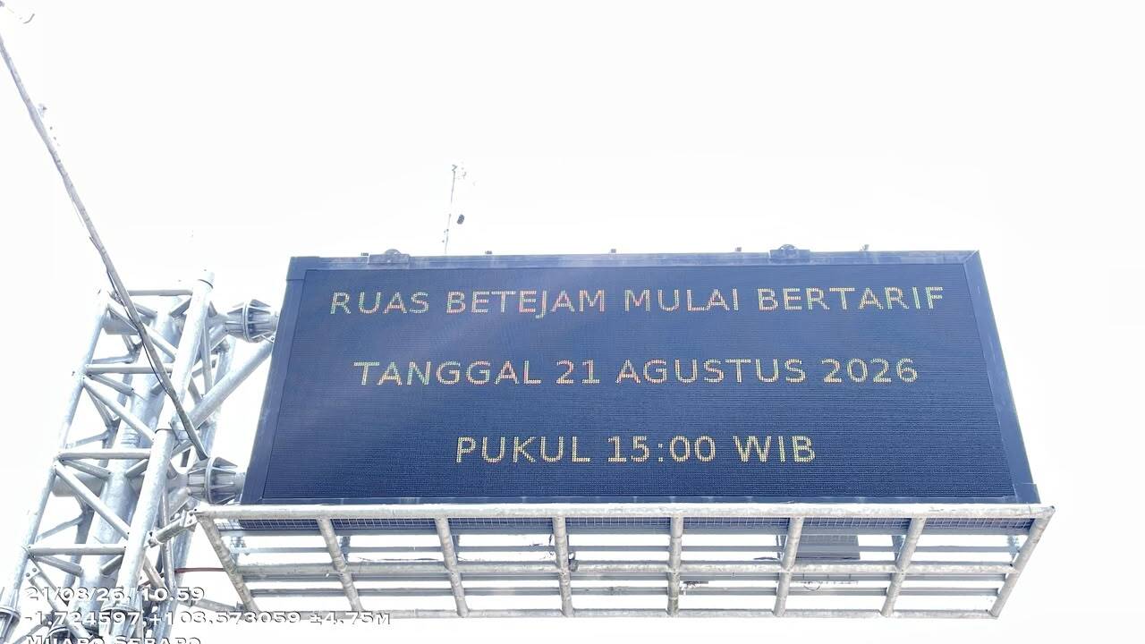 Mulai Jumat Siang Ini Ruas Tol Betejam Berbayar, Segini Besaran Tarifnya