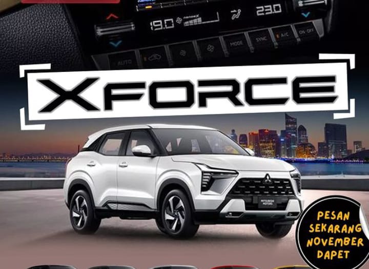 Banyak Keunggulan Dikelas SUV, Simak Spesifikasi dari Mobil Mitsubishi XForce Tahun 2023 Buatan Jepang Ini!