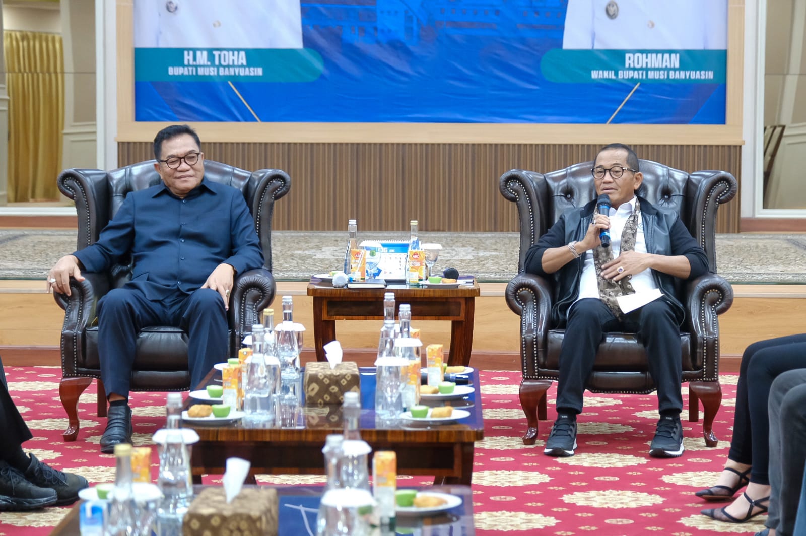 Terima Kunjungan Ketum BPP Gapensi, Bupati Muba Sampaikan Masalah Ini