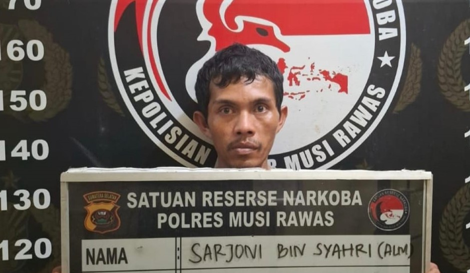 Simpan Puluhan Narkoba Siap Edar, Satresnarkoba Polres Musi Rawas Ringkus SJ