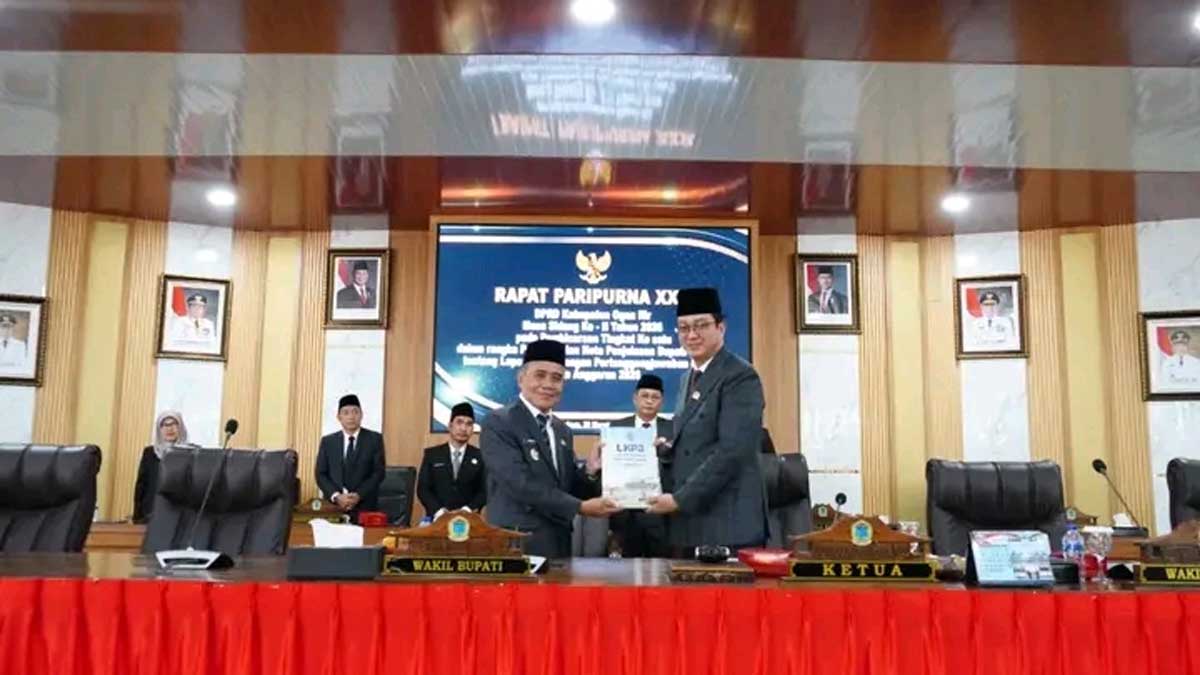 Dipimpin Edwin Cahya Putra, Sidang Paripurna DPRD Ogan Ilir di KPT Tanjung Senai Penuhi Kuorum