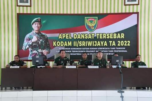 Pangdam Tutup Apel Komandan Satuan Tersebar Kodam II/Sriwijaya