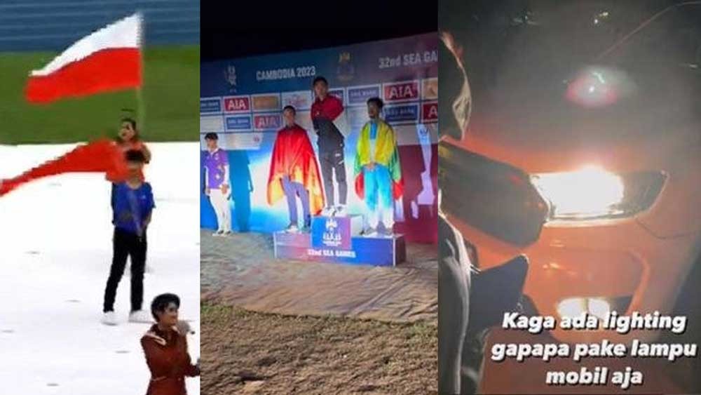 Fakta Unik SEA Games 2023 Kamboja, Bendera Indonesia Terbalik dan Tanpa Penerangan