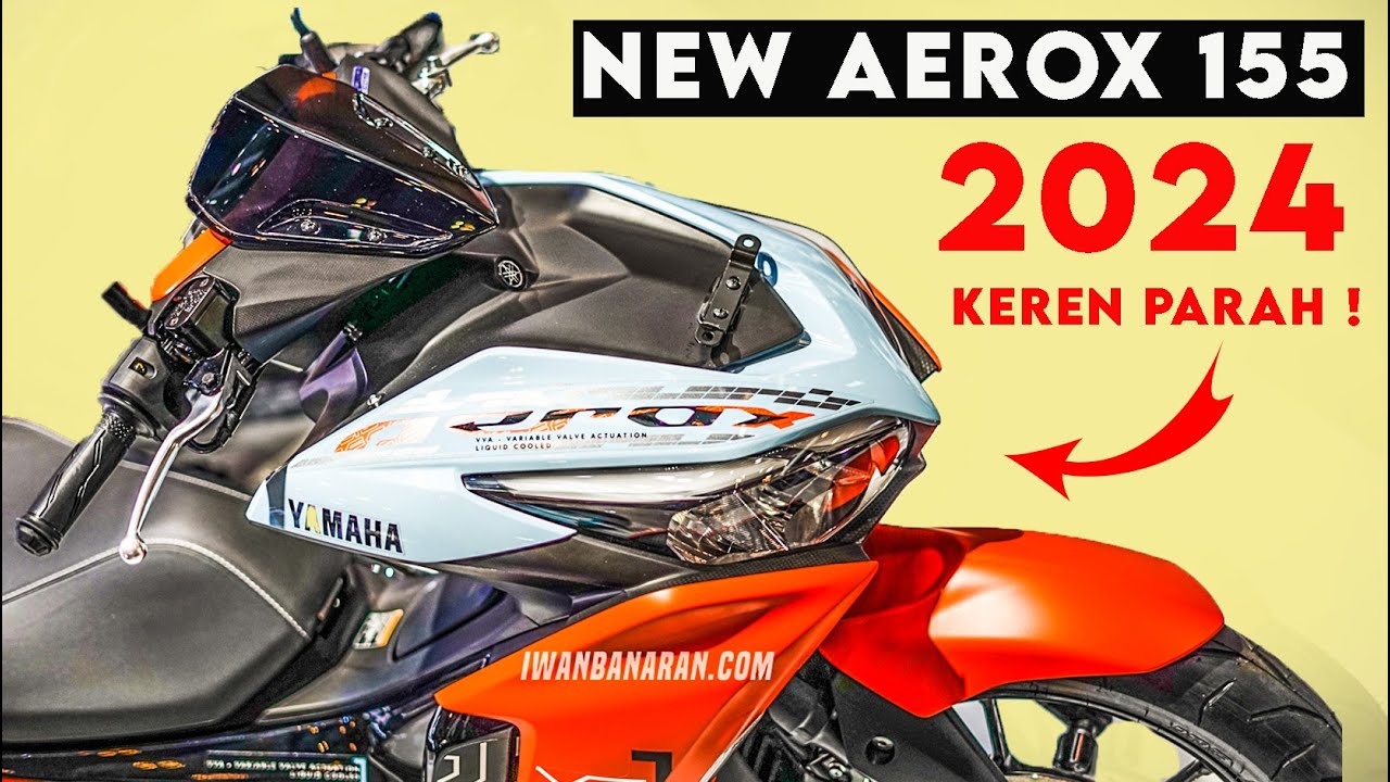 Yamaha NVX 155 dengan Yamaha Aerox 2024 Memiliki Design Sport, Dimana Letak Perbedaannya?