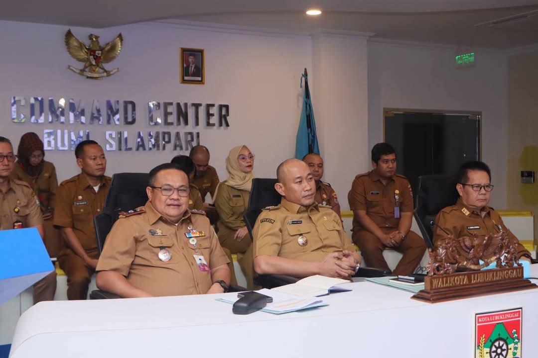 Wali Kota Lubuk Linggau H Rachmat Hidayat Ikuti Rakor Inflasi Bersama Kemendagri