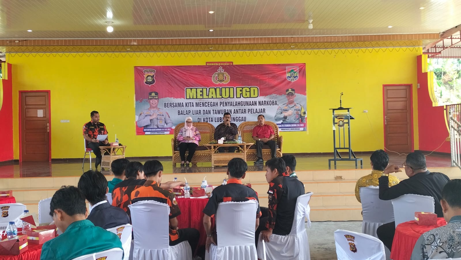 Cegah Dekadensi Moral di Kalangan Pelajar dan Pemuda, Satuan Intelkam Polres Lubuklinggau Gelar FGD