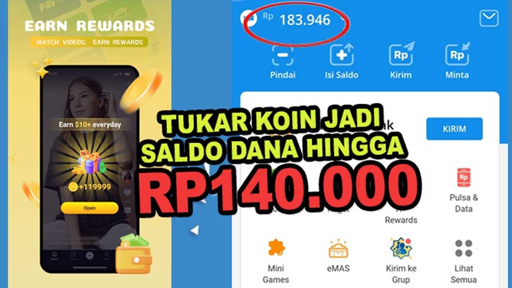 Tukar Koin jadi Saldo DANA Hingga Rp140.000, Bisa Ditarik Setiap Hari