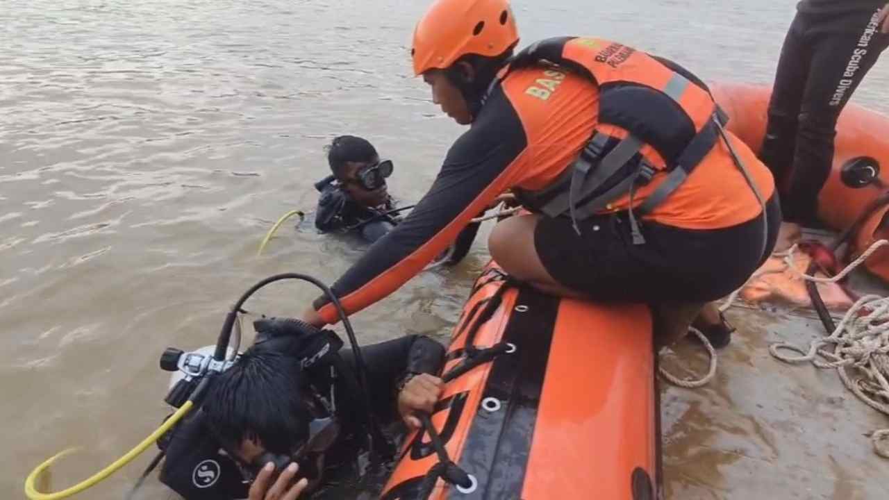 Perahu Getek Terbalik di Sungai Musi, Satu Orang Warga Muba Dilaporkan Hilang