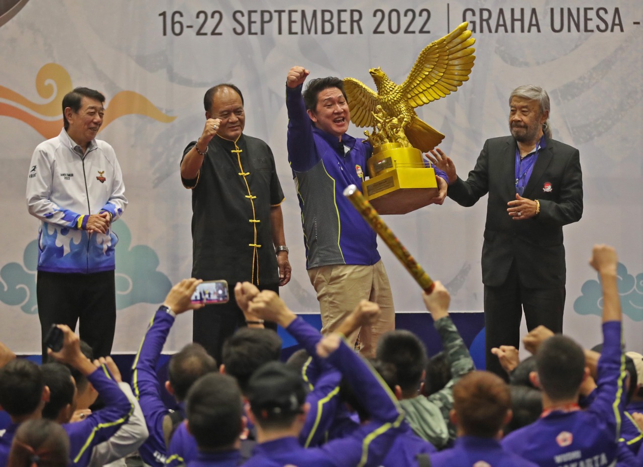 Dominasi Kejurnas Wushu, Jakarta Rebut Piala Presiden dari Jawa Timur