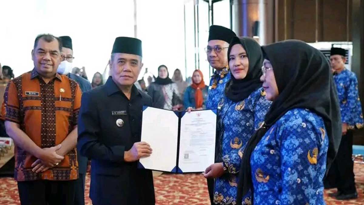 Wabup Ardani Serahkan SK Penugasan Kepala UPT Satuan Pendidikan, ini Pesannya