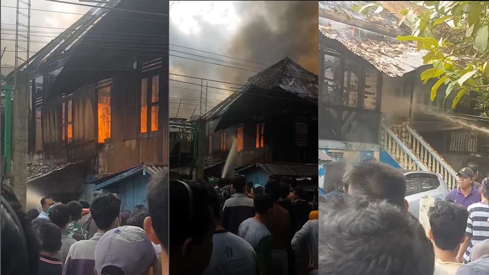 Kebakaran di Hoktong Plaju, Netizen: Itu Rumah Nenek Aku