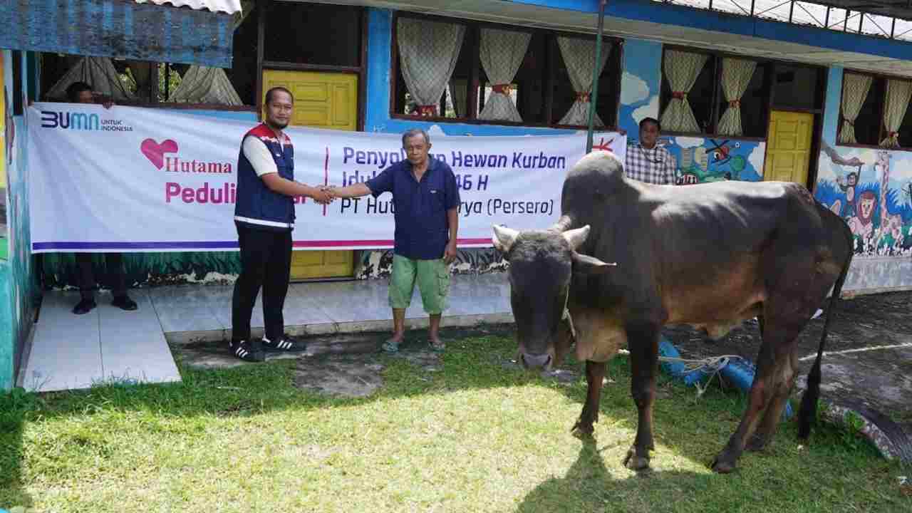 HK Salurkan 229 Hewan Kurban, Harmonisasi Pembangunan Infrastruktur dan Sosial