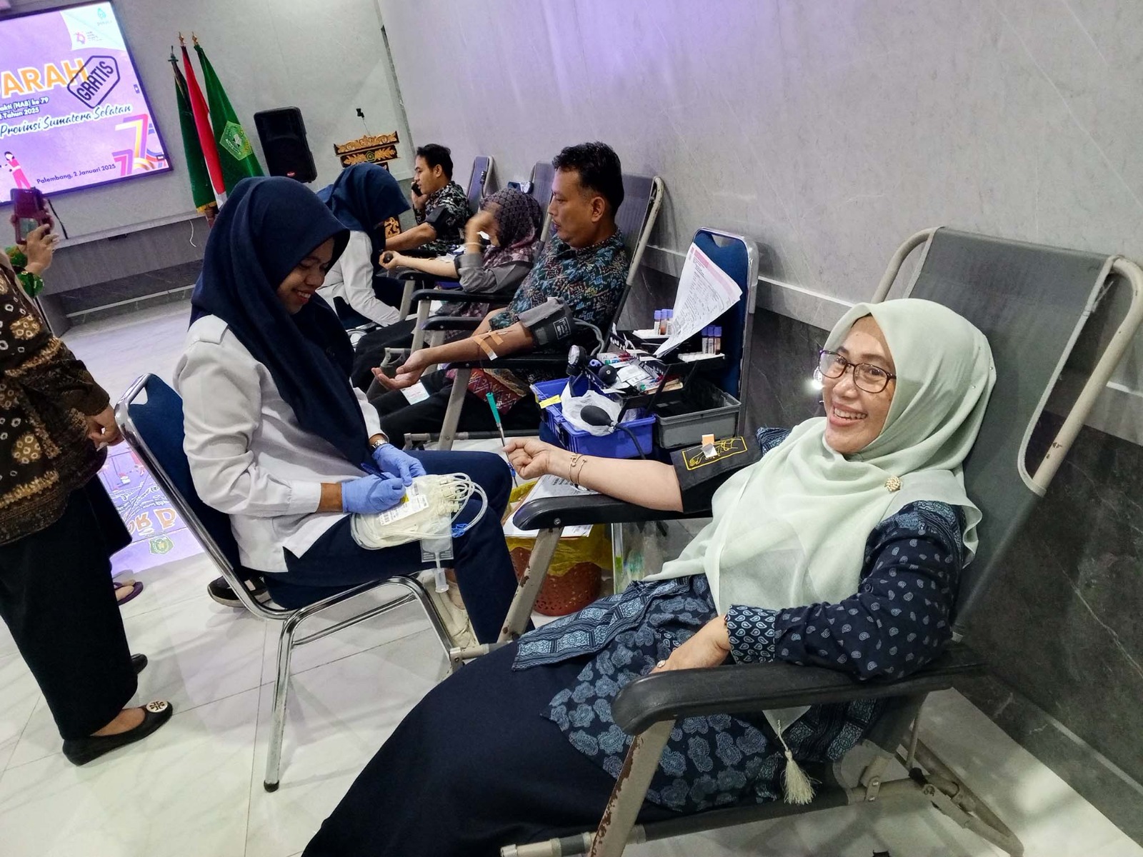 Peringati HAB ke-79, Kemenag Sumsel Gelar Aksi Sosial Donor Darah, Sumbang 44 Kantong Darah