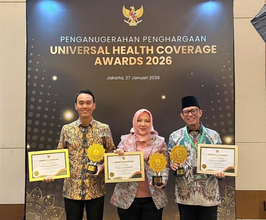 Pemkab OKI Raih UHC Award 2026, Bupati Muchendi: Kesehatan Jadi Prioritas Pembangunan