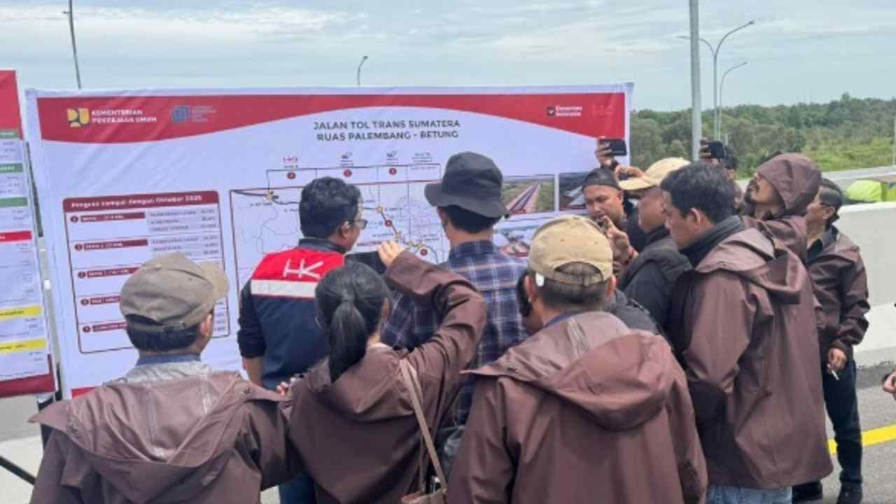 Percepat Mobilitas, Proyek Tol Palembang–Betung Dikebut, Ini Capaian Terbarunya!