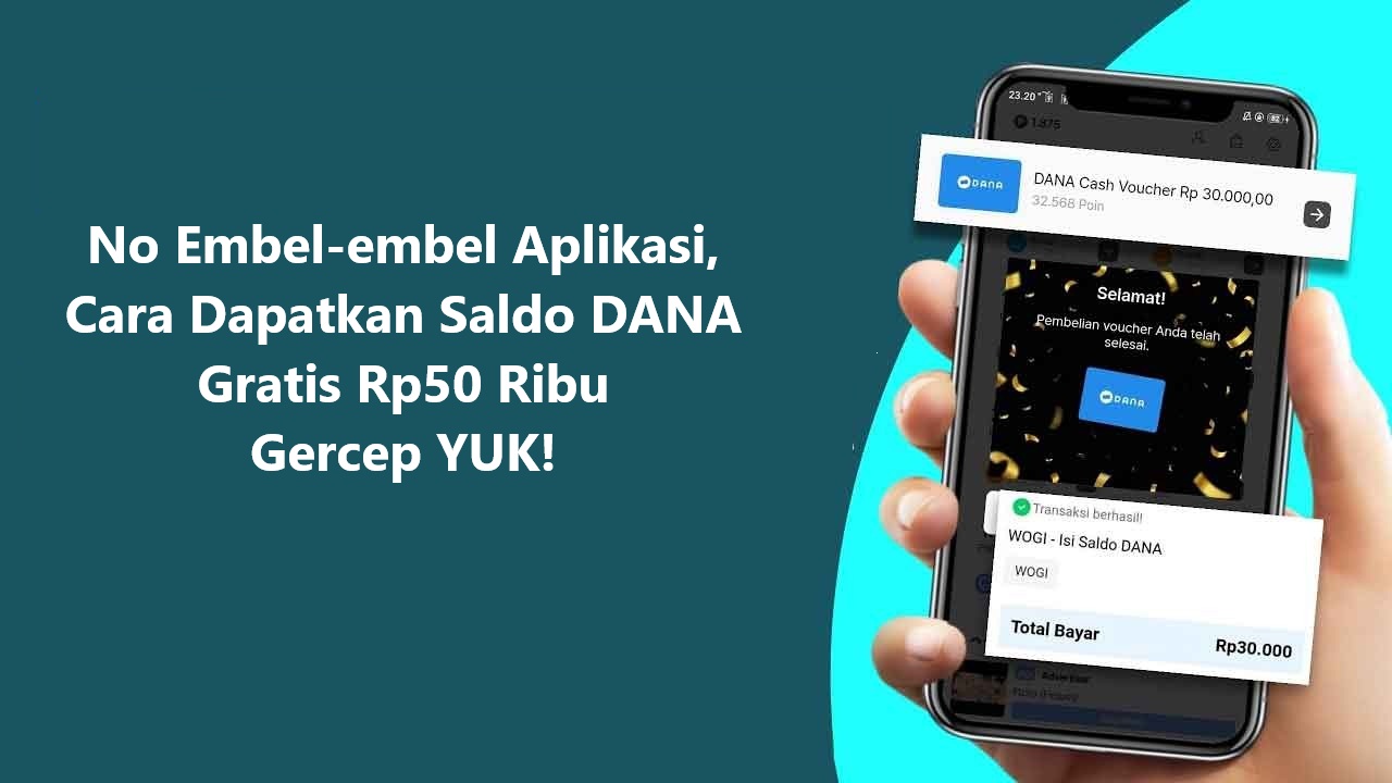 No Embel-embel Aplikasi, Ini Cara Dapatkan Saldo DANA Gratis Rp50 Ribu, Gercep YUK!