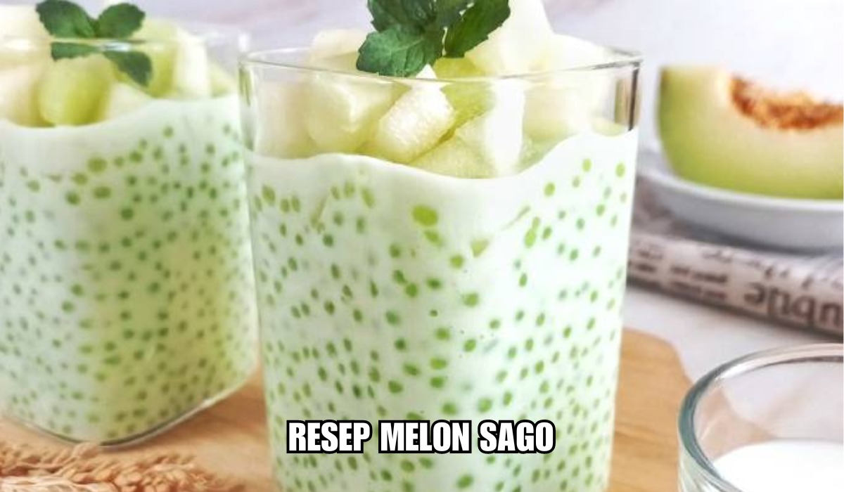 Cuaca Panas Bedengkang! Yuk Cobain Resep Melon Sago Milk Cheese, Dijamin Langsung Meleleh