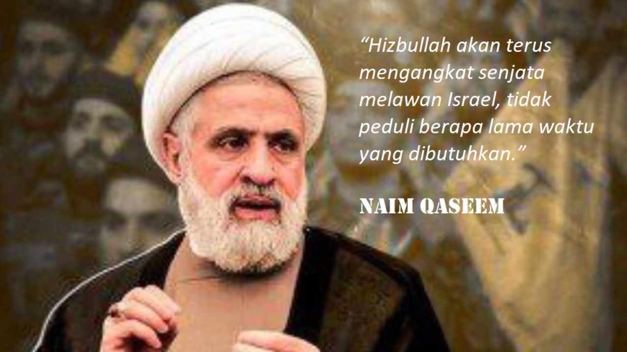 Terus Kobarkan Perang Lawan Israel, Ini Kata Pemimpin Baru Hizbullah Naim Qassem