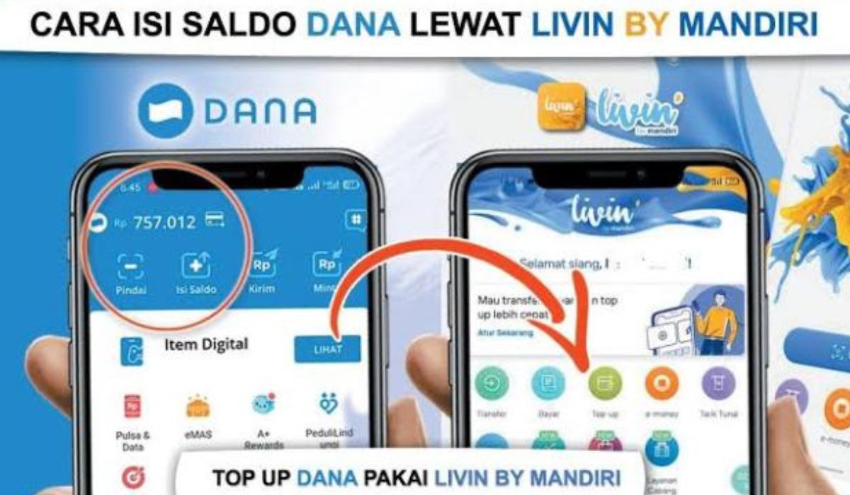 Begini Cara Mudah Top Up DANA melalui Livin' by Mandiri, Simple dan Langsung Berhasil Lho!