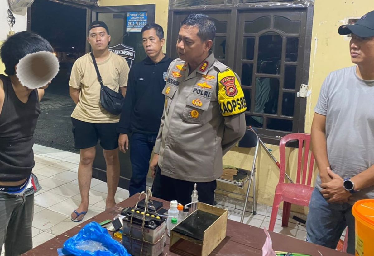 MERESAHKAN! Pengedar Narkoba di SP Padang OKI Dibekuk Polisi