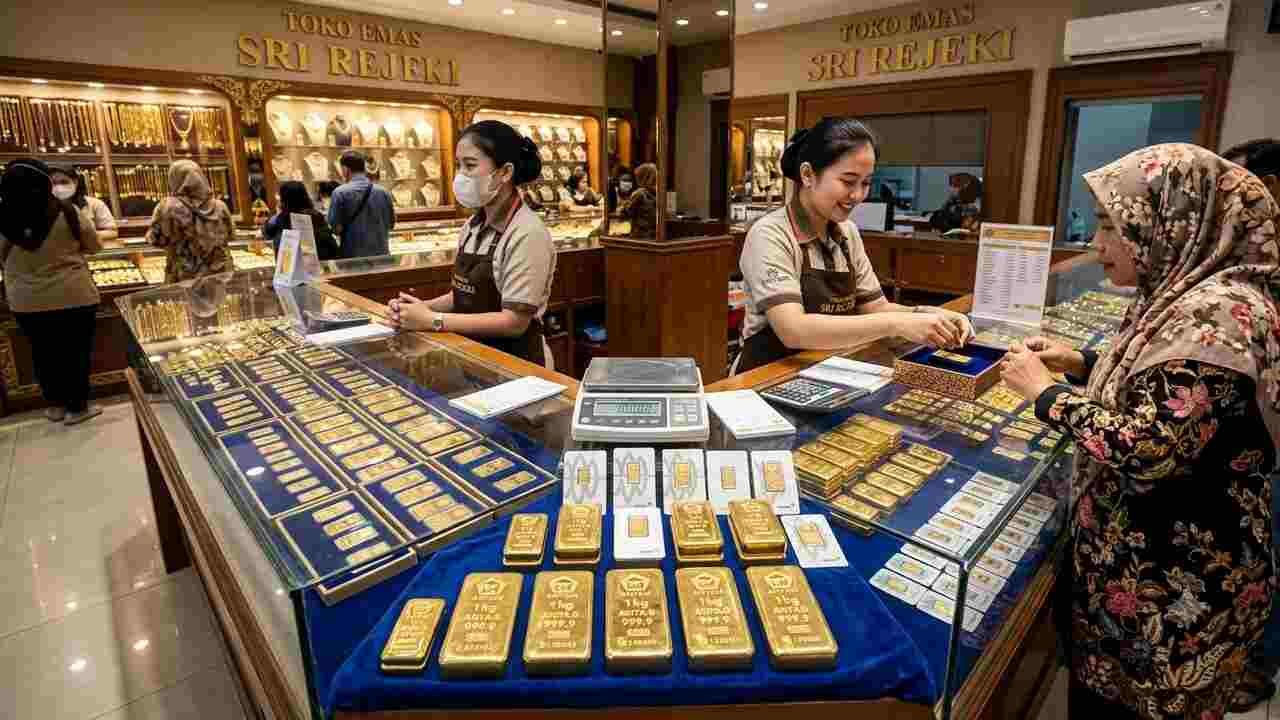 Harga Emas Pegadaian 18 Juli 2026 Anjlok, Antam, UBS, dan Galeri24 Sama-sama Turun
