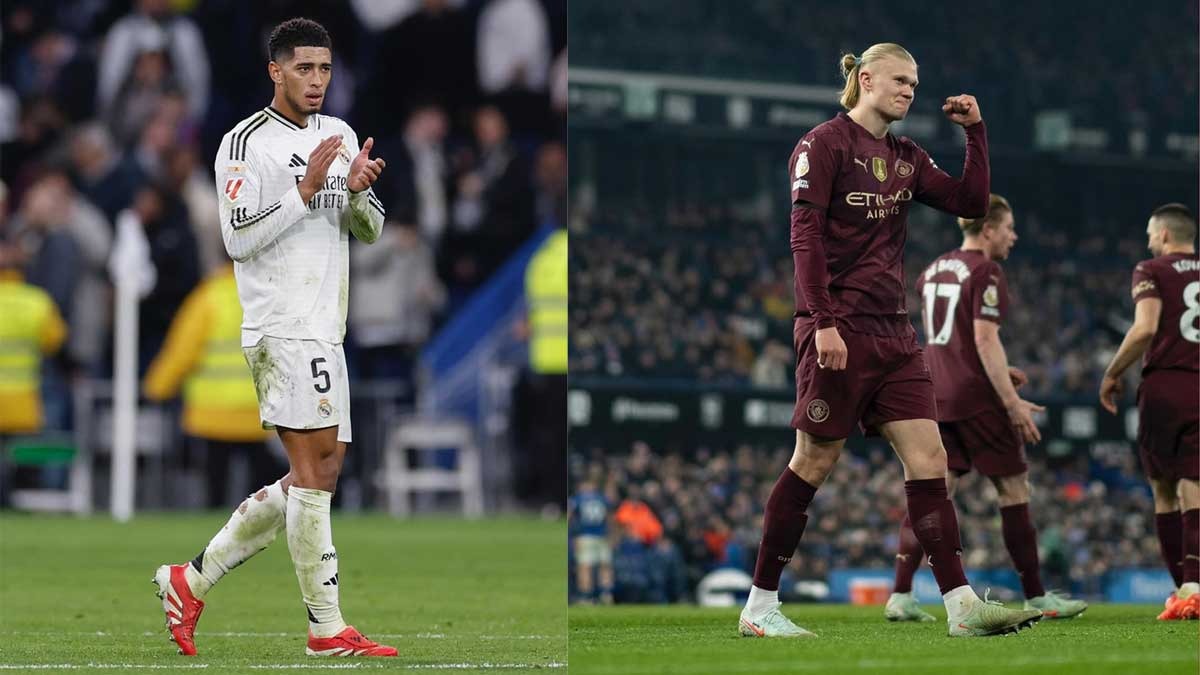 TENGIL! Jude Bellingham Tiru Selebrasi Jalan Haaland Saat Buat Goal Kemenangan Madrid 