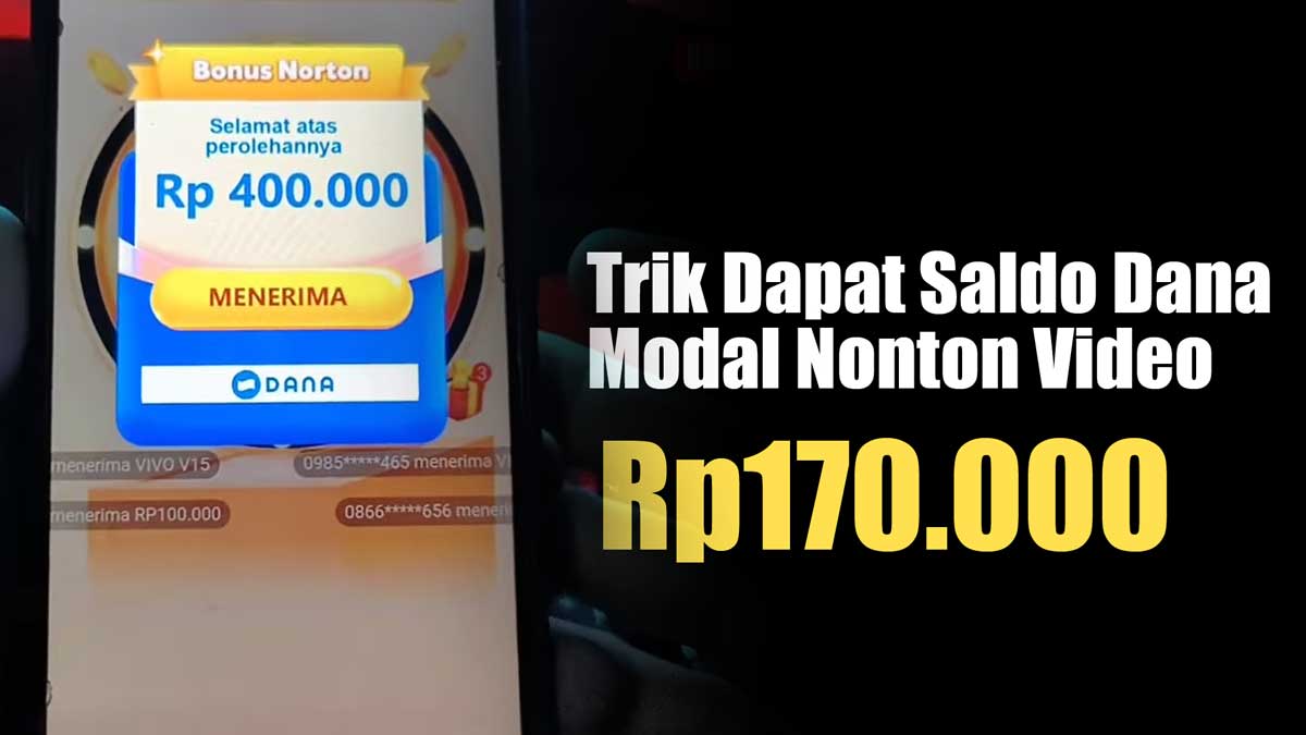 Rebahan Dibayar! Ini Cara Paling Santai Buat Dapetin Saldo DANA Rp300.000 Cuma dari Nonton Doang!