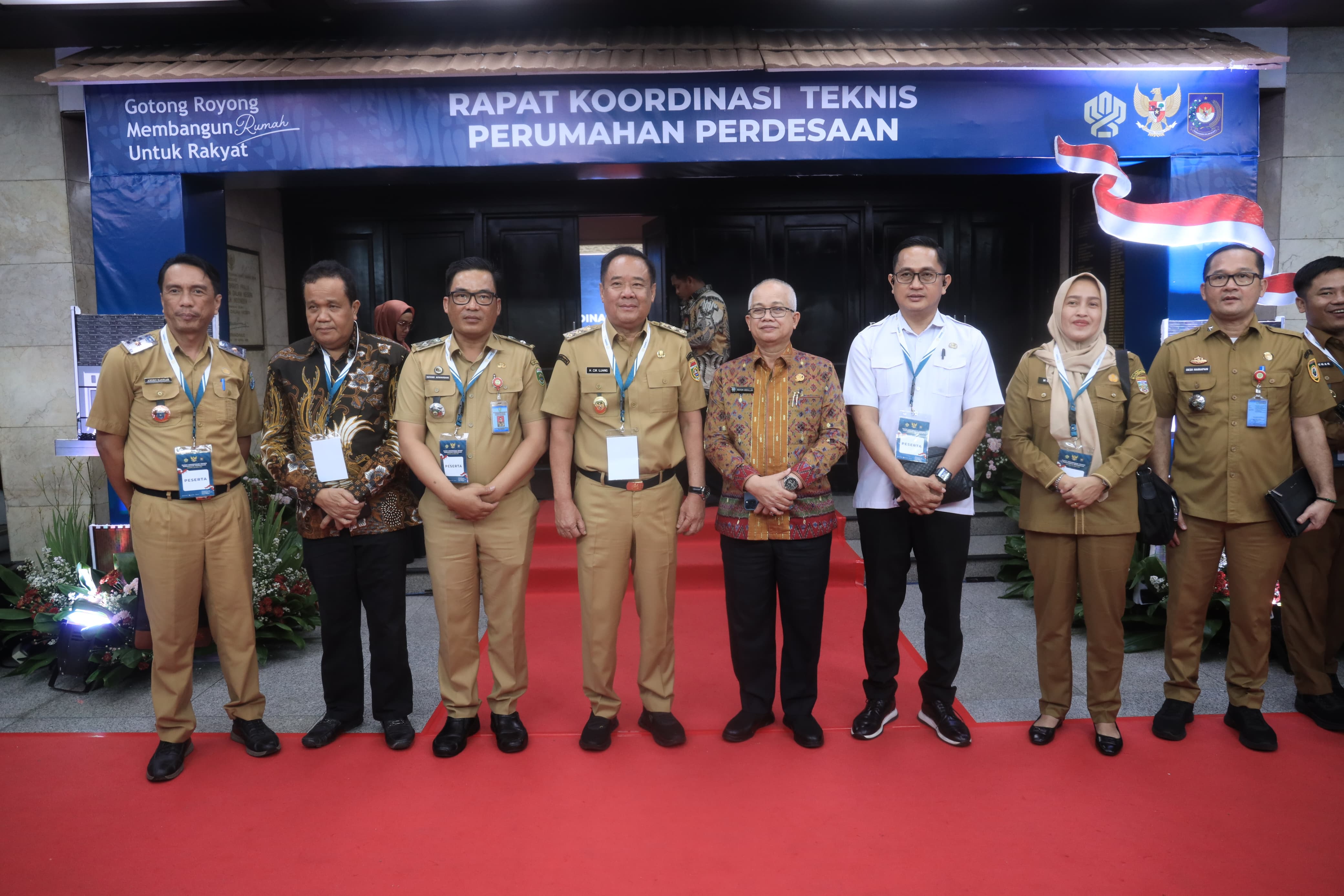 Wagub Cik Ujang Hadiri Rakortek Perumahan Perdesaan, Siap Dukung Program 3 Juta Rumah Presiden Prabowo 