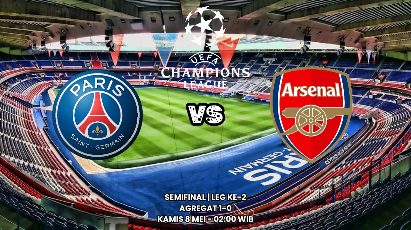 Prediksi Paris Saint-Germain vs Arsenal - Preview Liga Champions, Kabar Tim dan Susunan Pemain