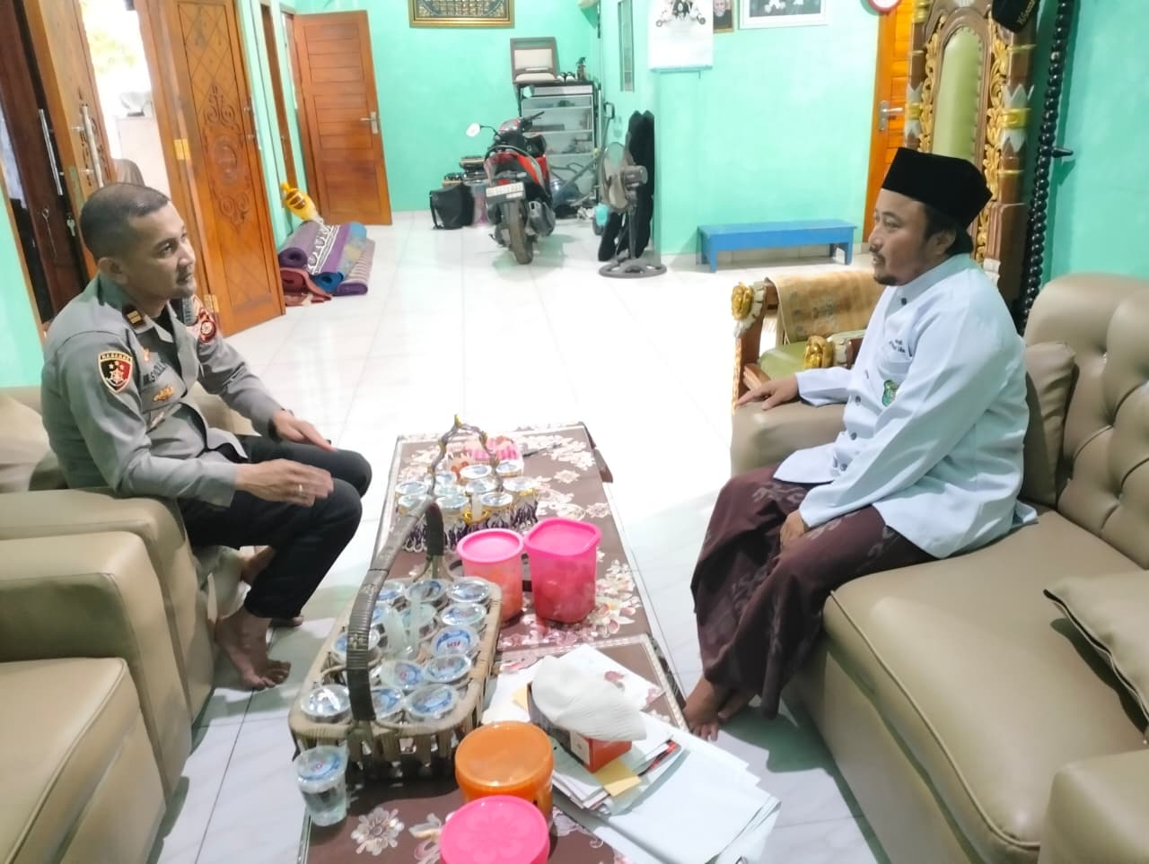 Cegah Karhutla, Kapolsek Plakat Tinggi Libatkan Tokoh Agama dan Pesantren