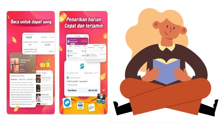 Tak Perlu Tunggu Gajian, Saldo DANA hingga Ratusan Ribu Auto Mengalir, Tugasnya Cuma Baca Novel!