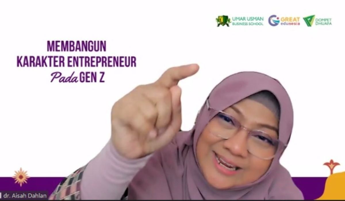 Pendidikan Entrepreneurship Penting Bagi Gen Z, Ini Penjelasan dr Aisah Dahlan  
