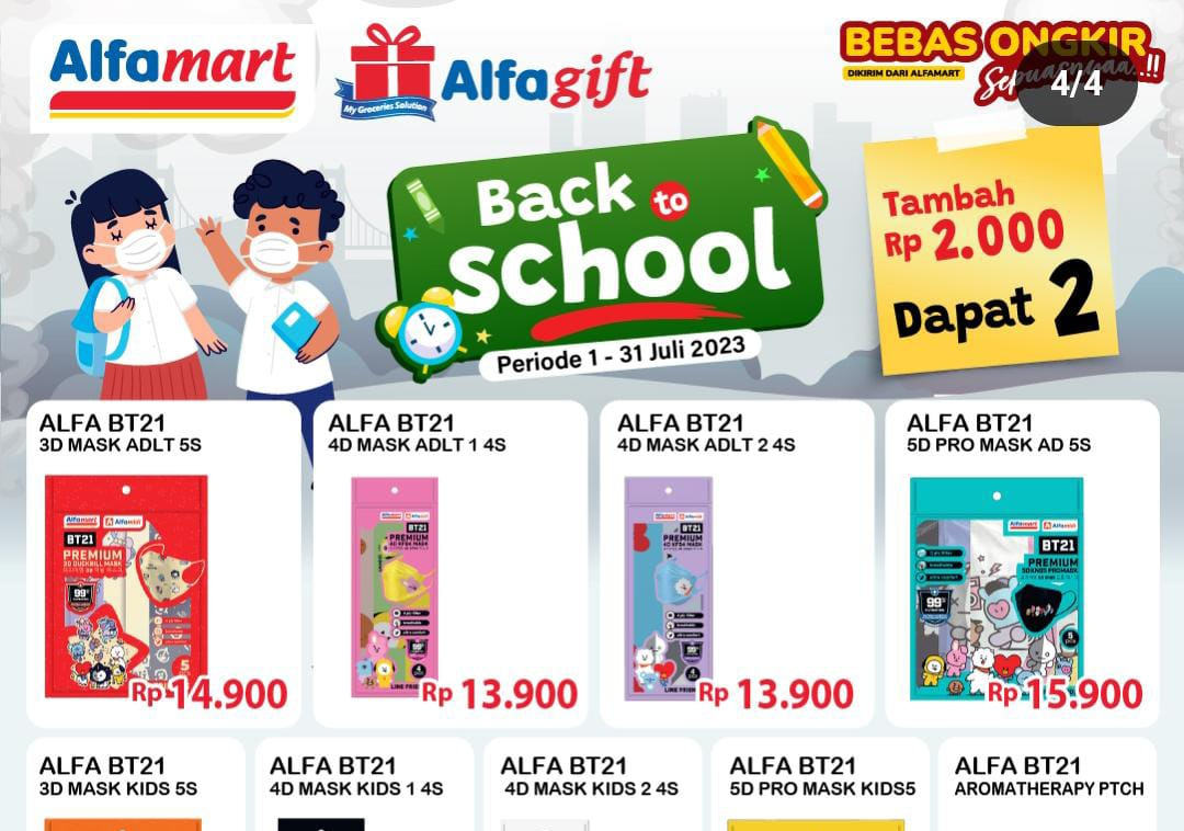 Promo Diskon Alfamart Bulan Juli Edisi Back To School Cocok Untuk Sang Buah Hati 