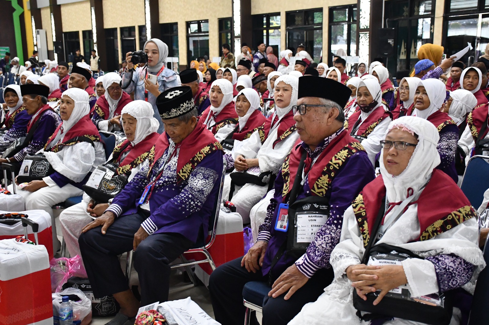 Jemaah Haji Kloter 9 Embarkasi Palembang Tiba di Asrama Haji Sumsel, Kloter 3 Bergerak Ke Mekkah