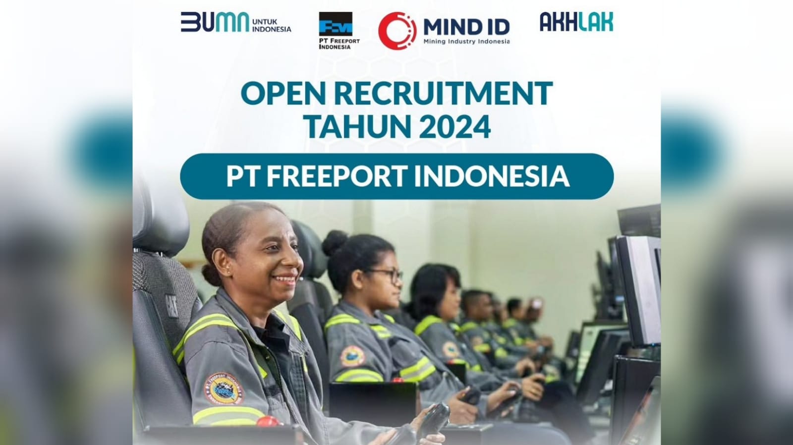 Info Lengkap! Lowongan Kerja Terbaik dari PT Freeport Indonesia Lulusan SMA SMK D3 S1