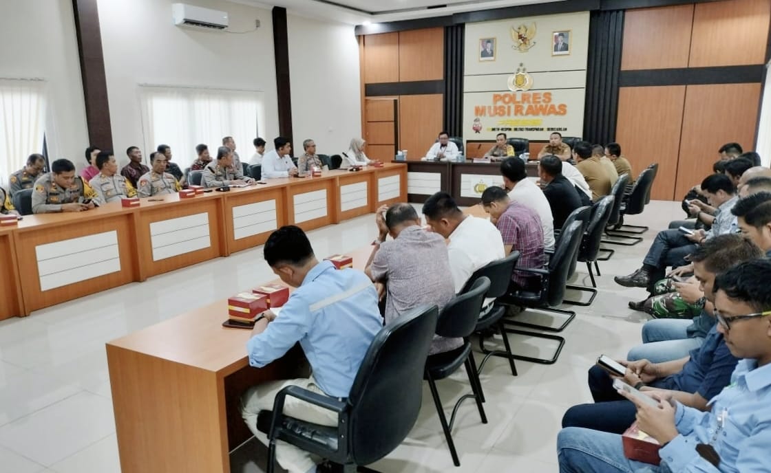 Polres Musi Rawas Bersama Stakeholders Terkait Gelar Rakor Persiapan Panen Jagung