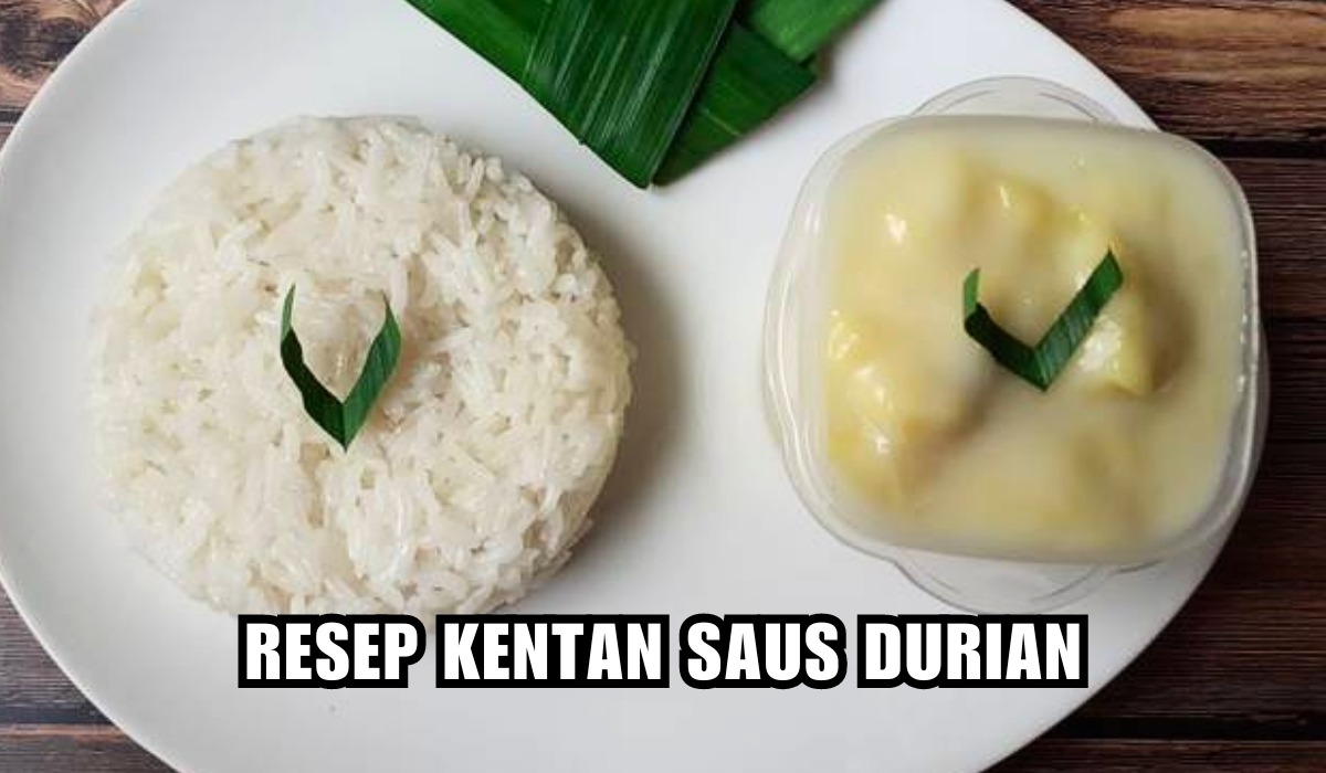 Gurihnya Kebangetan! Resep Ketan Pandan Saus Durian Menggoda Banget, Mari Kita Coba