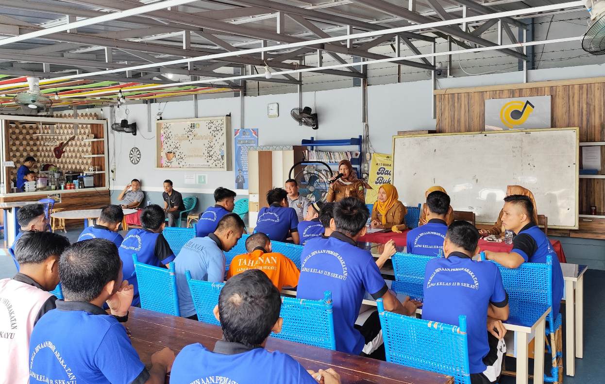 Warga Binaan Lapas Sekayu Antusias Ikuti Sosialisasi Program PKBM