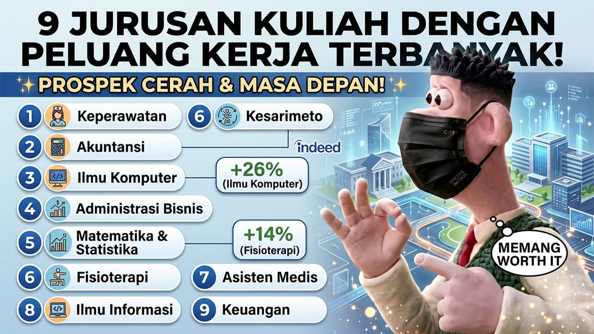 Simak 9 Bidang Studi dengan Prospek Karier Paling Stabil dalam Satu Dekade ke Depan
