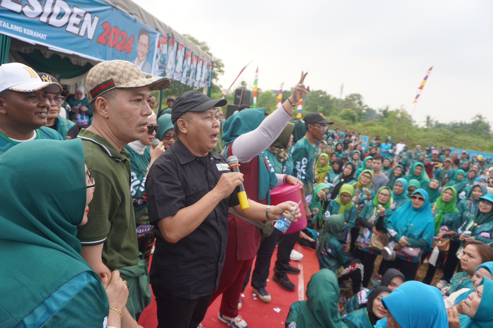 Komunitas Senam Deklarasi Gus Imin Jadi Presiden di Lapangan Talang Keramat Palembang, Begini Isi Deklarasi