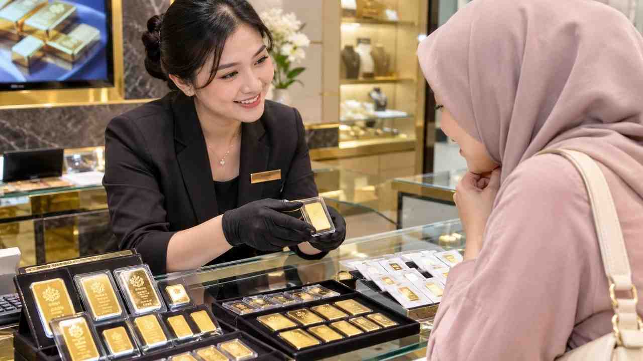 Harga Emas Pegadaian Hari Ini Turun Lagi! Antam 1 Gram Jadi Rp2,631 Juta