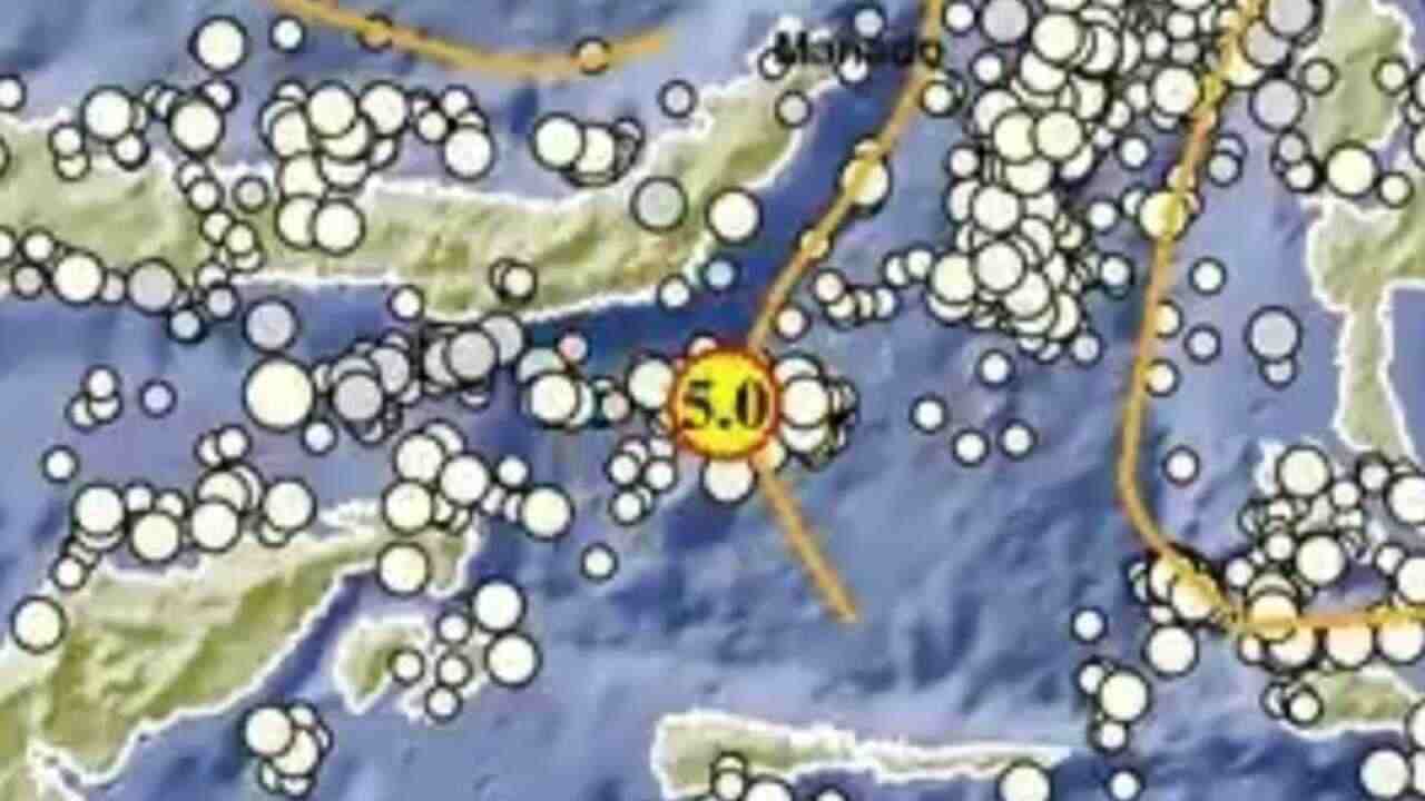 Gempa Magnitudo 5,0 Guncang Bolaang Uki Dinihari Tadi, Tak berpotensi Tsunami