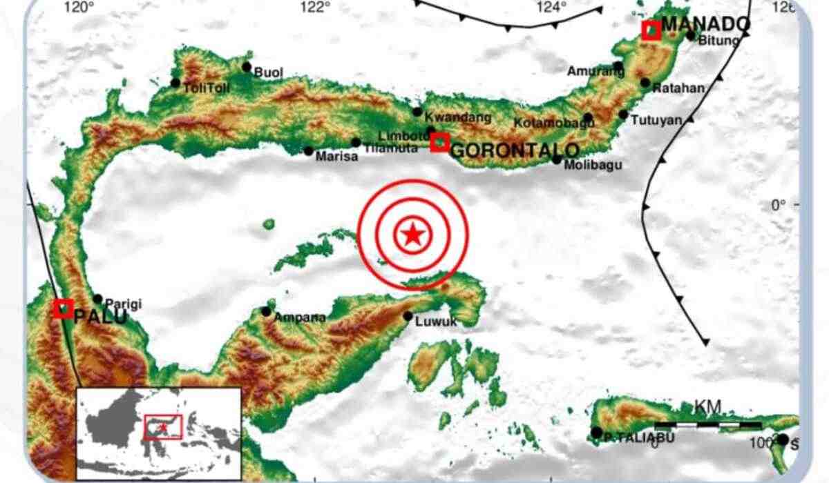 Gempa 5.7 Magnitudo terjadi di Enggano Bengkulu, dengan Kedalaman 12 Km